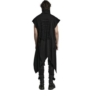 vente chaude PUNK RAVE Gilet ‘Doomsday’ Noir 19