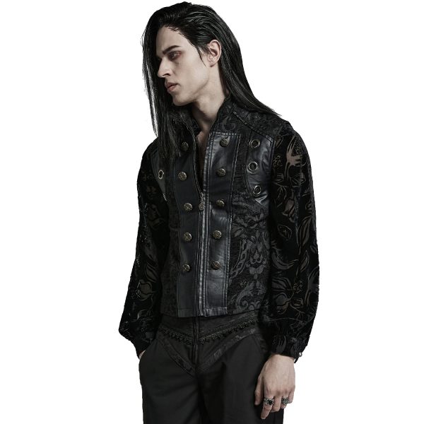 PUNK RAVE Gilet Gothique ‘Arius’ Noir Nouvelle tendance 5