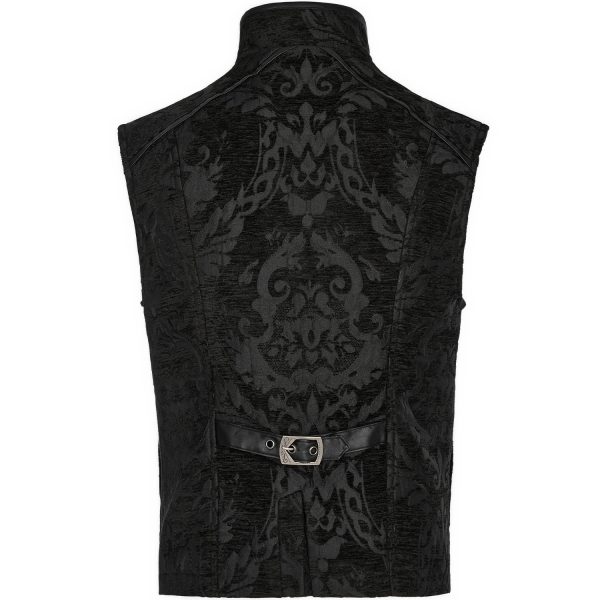 PUNK RAVE Gilet Gothique ‘Arius’ Noir Nouvelle tendance 10