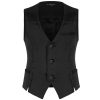 PUNK RAVE Gilet Gothique ‘NightDreamer’ Noir livraison la plus rapide 46