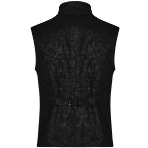 PUNK RAVE Gilet Gothique ‘Nostalgic Lover’ Noir pas cher 31