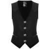 soldes magasin PUNK RAVE Gilet Gothique ‘Taurus’ Noir 41