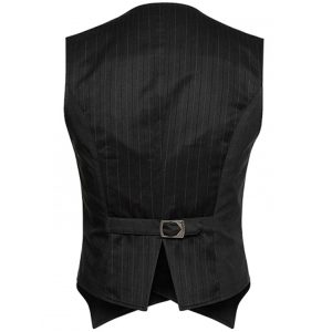 PUNK RAVE Gilet Gothique Victorien ‘Cagliostro’ Noir grossiste en ligne 31