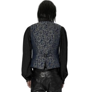 PUNK RAVE Gilet ‘Lycidas’ En Jacquard Bleu beauté 20