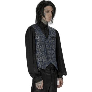 PUNK RAVE Gilet ‘Lycidas’ En Jacquard Bleu beauté 22