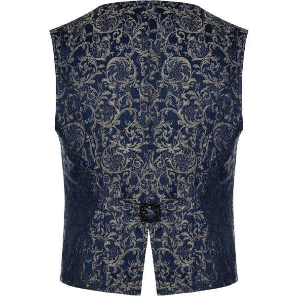 PUNK RAVE Gilet ‘Lycidas’ En Jacquard Bleu beauté 10