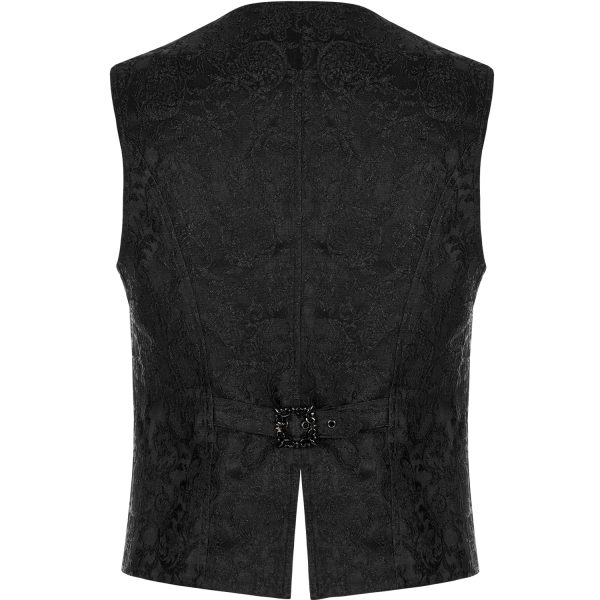 PUNK RAVE Gilet ‘Lycidas’ En Jacquard Noir magasin 10