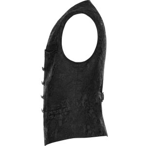 PUNK RAVE Gilet ‘Lycidas’ En Jacquard Noir magasin 34