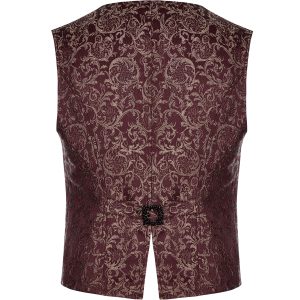 PUNK RAVE Gilet ‘Lycidas’ En Jacquard Rouge site officiel 29