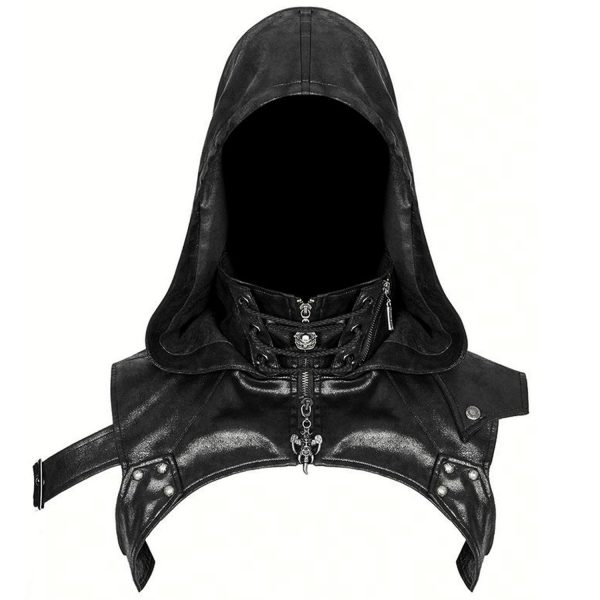 PUNK RAVE Harnais-Capuche ‘Assassin’s Creed’ Noir boutique paris 1