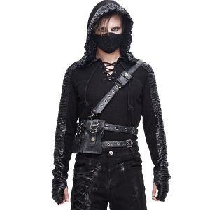 magasin pour DEVIL FASHION Harnais Ceinture ‘Altaïr’ Noir 17