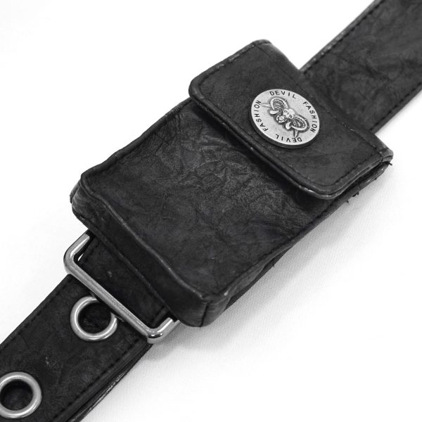 magasin pour DEVIL FASHION Harnais Ceinture ‘Altaïr’ Noir 12