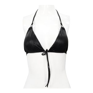 DEVIL FASHION Haut De Bikini ‘Willow’ Noir vente chaude 35