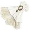 achat pas cher DEVIL FASHION Jabot ‘Ishmael’ Blanc 38