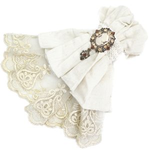 achat pas cher DEVIL FASHION Jabot ‘Ishmael’ Blanc 19