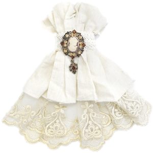 achat pas cher DEVIL FASHION Jabot ‘Ishmael’ Blanc 23