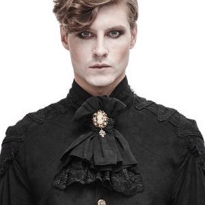 DEVIL FASHION Jabot ‘Ishmael’ Noir soldes de Noël 18