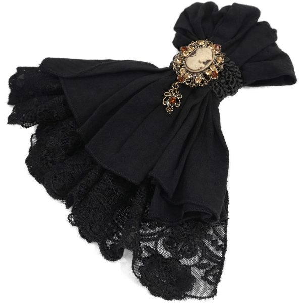 DEVIL FASHION Jabot ‘Ishmael’ Noir soldes de Noël 6