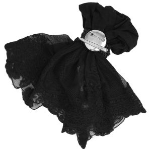 DEVIL FASHION Jabot ‘Ishmael’ Noir soldes de Noël 24