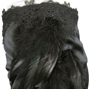 marque pas cher Eva Lady Jupe Sirène ‘Black Feathers’ Noire 40