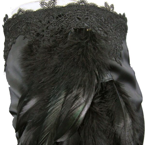 marque pas cher Eva Lady Jupe Sirène ‘Black Feathers’ Noire 13