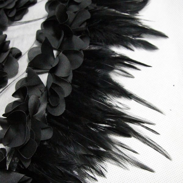 marque pas cher Eva Lady Jupe Sirène ‘Black Feathers’ Noire 17