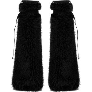 grande qualité PUNK RAVE Leg Warmers ‘Cool Girl’ Noirs 29