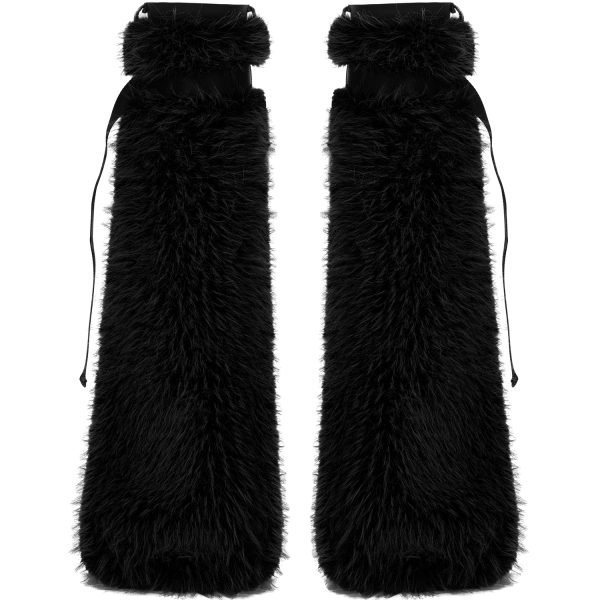 grande qualité PUNK RAVE Leg Warmers ‘Cool Girl’ Noirs 9