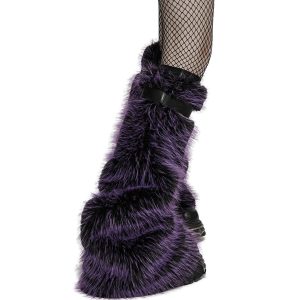 PUNK RAVE Leg Warmers ‘Cool Girl’ Pourpres SOLDES TOUT À 29