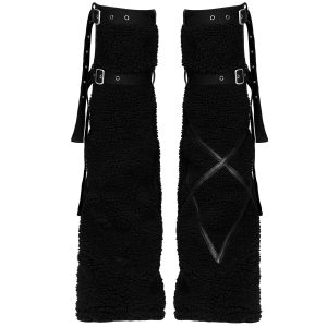 PUNK RAVE Leg Warmers ‘Draconia’ Noirs garantie de qualité 29