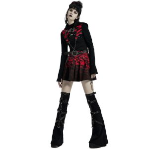 PUNK RAVE Leg Warmers ‘Gehenna’ Noirs mode 22