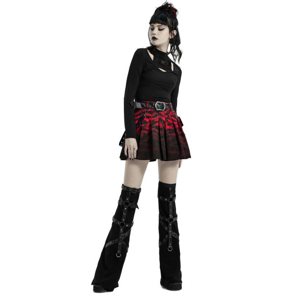 PUNK RAVE Leg Warmers ‘Gehenna’ Noirs mode 5