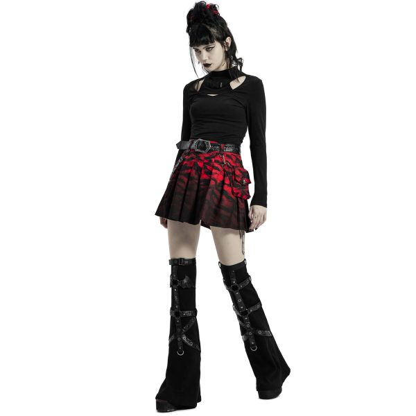 PUNK RAVE Leg Warmers ‘Gehenna’ Noirs mode 6