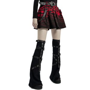 PUNK RAVE Leg Warmers ‘Gehenna’ Noirs mode 32