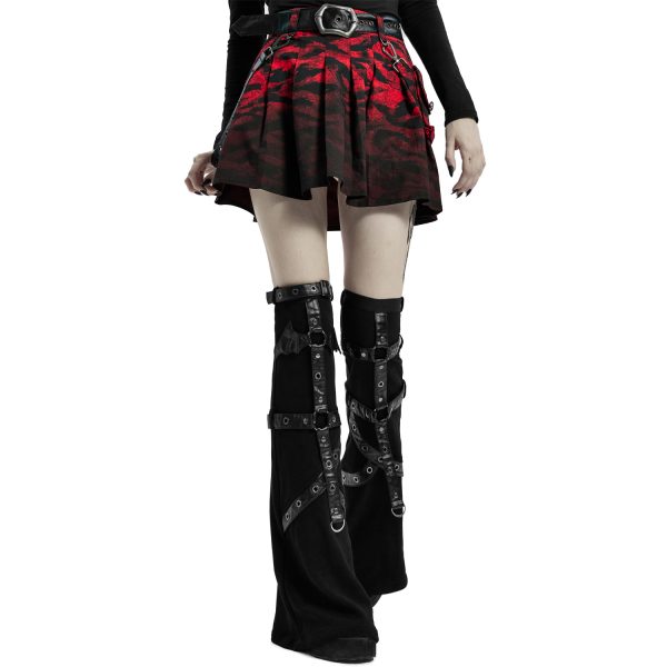 PUNK RAVE Leg Warmers ‘Gehenna’ Noirs mode 9