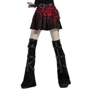 PUNK RAVE Leg Warmers ‘Gehenna’ Noirs mode 38