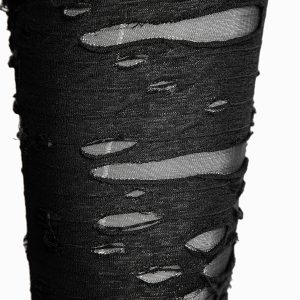 PUNK RAVE Legging ‘Ripped Off’ Noir excellente qualité 33