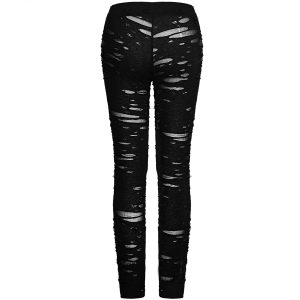 PUNK RAVE Legging ‘Ripped Off’ Noir excellente qualité 29