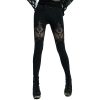 PUNK RAVE Leggings ‘Dark Doll’ Noir soldes en ligne 58