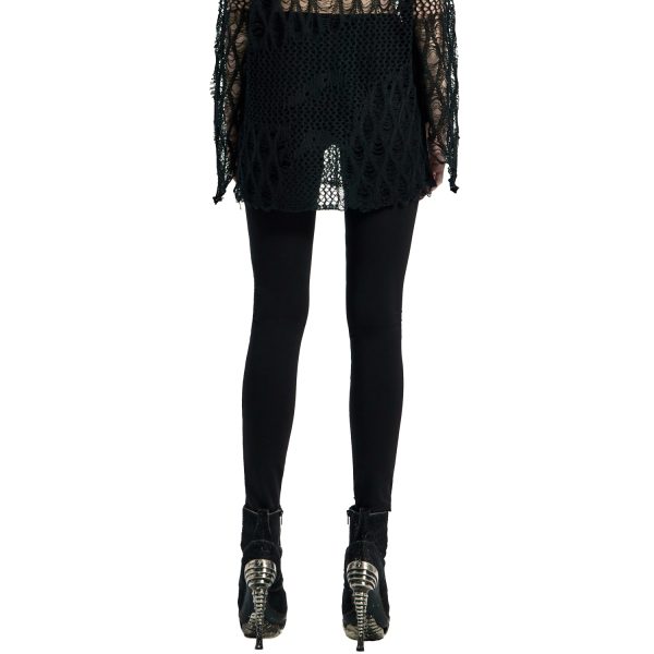 PUNK RAVE Leggings ‘Dark Doll’ Noir soldes en ligne 8