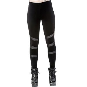 pas cher QUEEN OF DARKNESS Leggings ‘Follow Me’ Noir 18