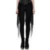 PUNK RAVE Leggings ‘Goth Black Flames’ Noir mode 59