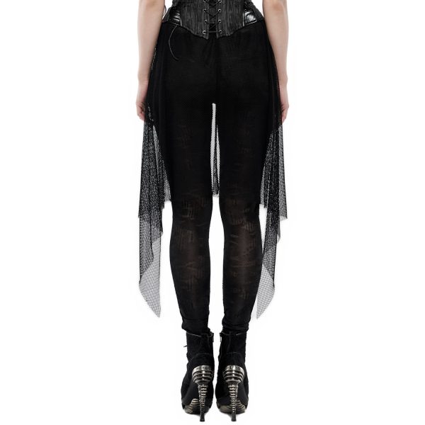 PUNK RAVE Leggings ‘Goth Black Flames’ Noir mode 7