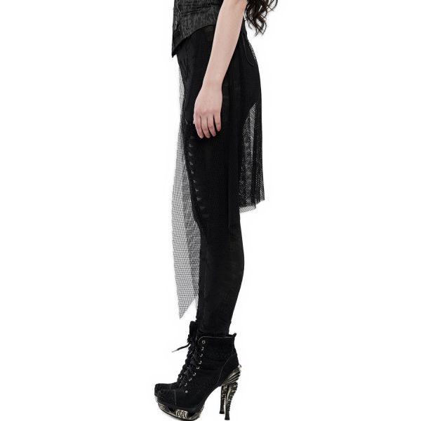 PUNK RAVE Leggings ‘Goth Black Flames’ Noir mode 9