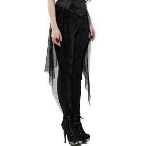 PUNK RAVE Leggings ‘Goth Black Flames’ Noir mode 34