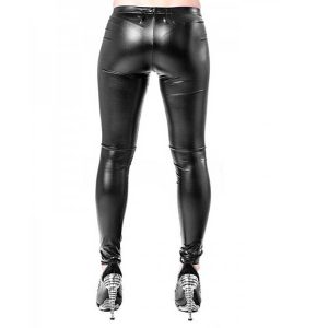 QUEEN OF DARKNESS Leggings Noir ‘Seconde Peau’ à prix promos 25