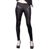 QUEEN OF DARKNESS Leggings Noir ‘Skeleton Legs’ nouveau produit 62