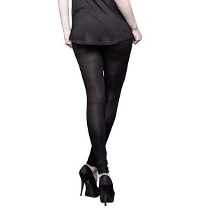 QUEEN OF DARKNESS Leggings Noir ‘Skeleton Legs’ nouveau produit 16