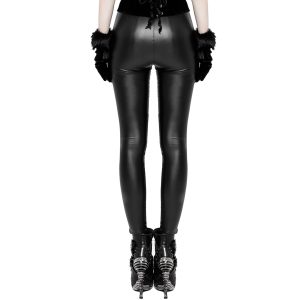 PUNK RAVE Leggings ‘Soiree Gothic’ Noir fashion pas cher 30