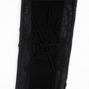 PUNK RAVE Leggings ‘Spiderella’ Noir soldes luxe 50